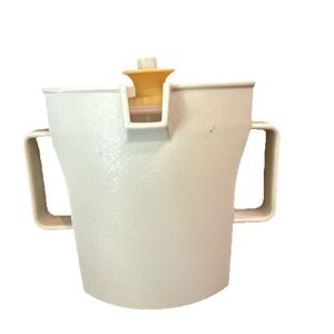 Vintage Tupperware Almond Sugar Container 1415-3 Golden Harvest Lid‎